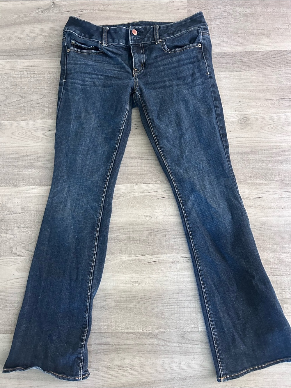 American Eagle Outfitters Dark Blue Flare Jeans